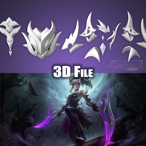 Akali Coven Accessories League of Legends STL Files
