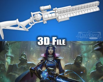 Caitlyn Arcane Commander League of Legends STL Files