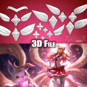 Star Guardian Ahri Accessories League of Legends STL Files