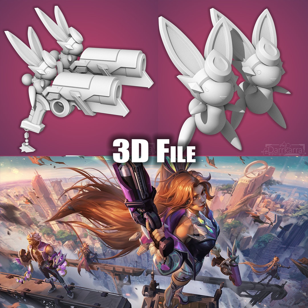 Battle Bunny Miss Fortune League of Legends STL Files Etsy