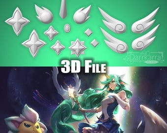 Accessories Star Guardian Soraka League of Legends STL Files