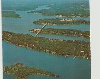 Postcard AR Arkansas Hot Springs National Park Aerial View Chrome Unused
