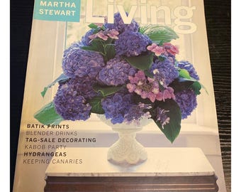 Martha Stewart Living Magazine #93 Aug 2001 Garden Recipes Crafts Entertaining