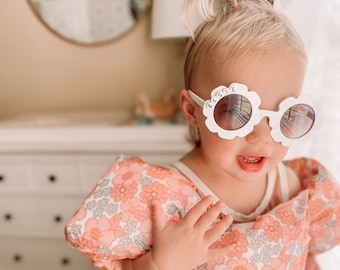 Personalized Flower Kid Sunglasses