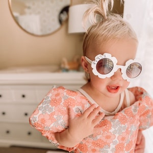 Personalized Flower Kid Sunglasses