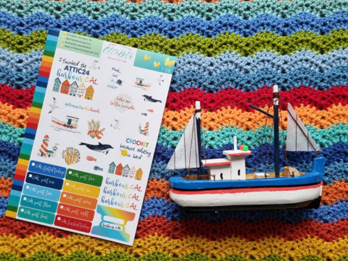 Harbour Crochet Blanket Yarn Kit by Attic 24 Etsy UK