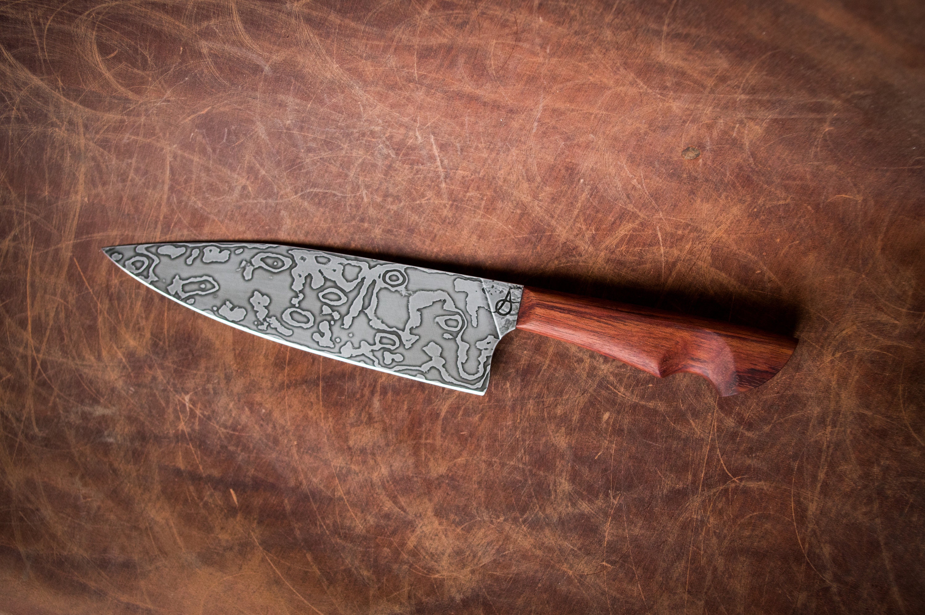 Handmade Damascus Steel 10 Inches Blank Blade Skinner Knife BB005