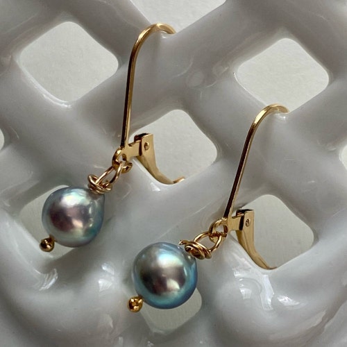 Argento Sterling Rosa Naturale Topazio Ovale Singolo Pendente Orecchini A Lobo