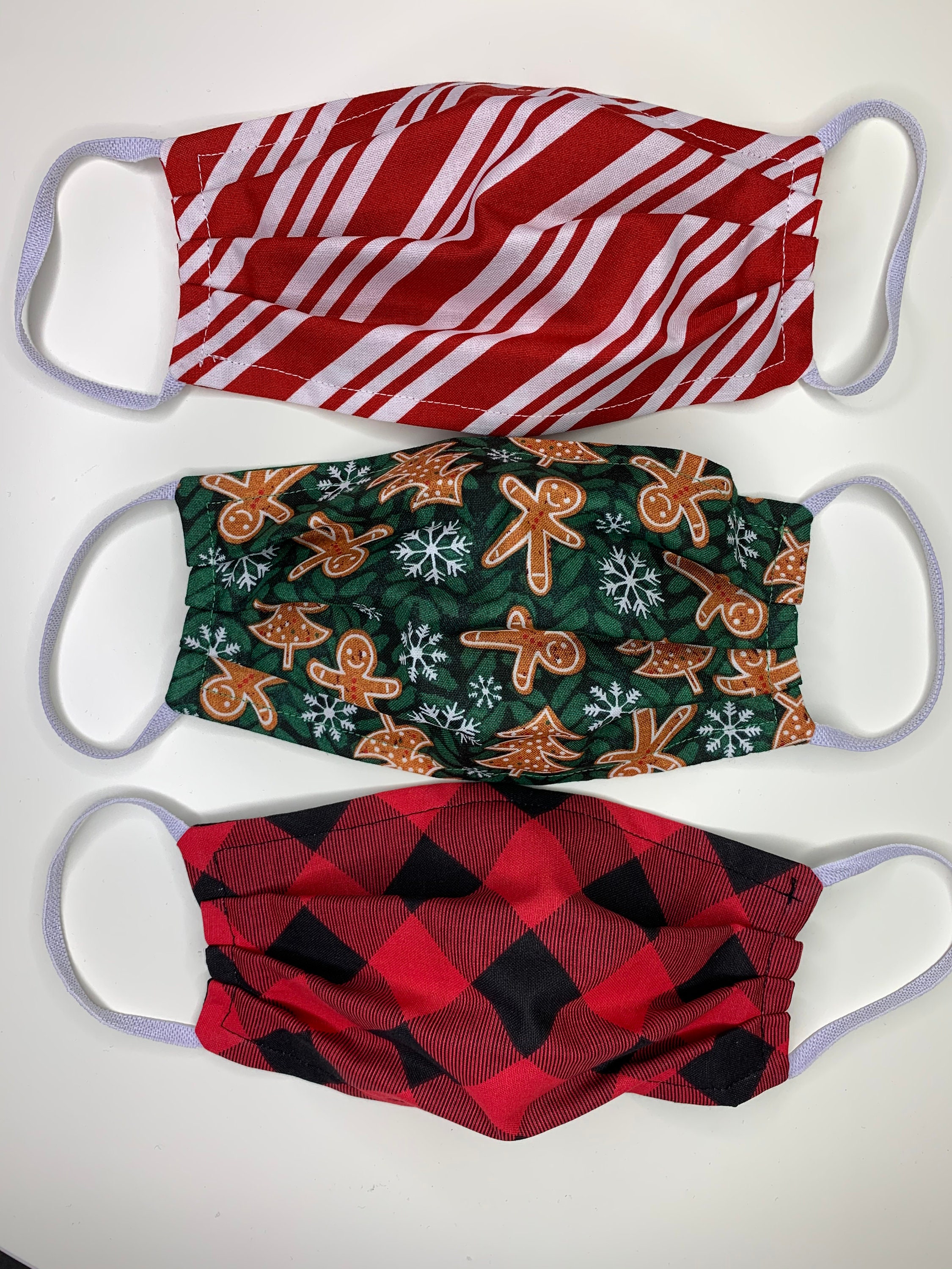Christmas and Holiday Face Masks Pleated Face Masks Etsy UK