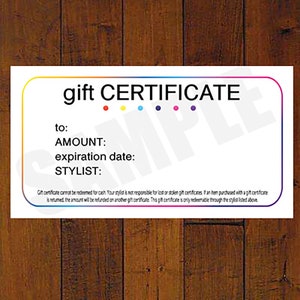 Sofortiger Download Geschenkgutschein für Direktverkauf Unabhängiger Nagelstylist Printable