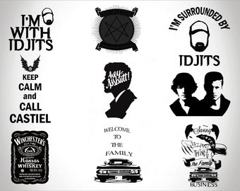 Supernatural Stencil | Etsy