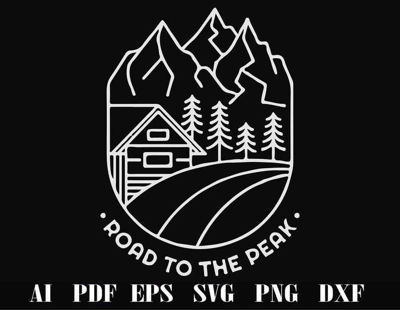 Free Free 170 Mountain Svg Outline SVG PNG EPS DXF File