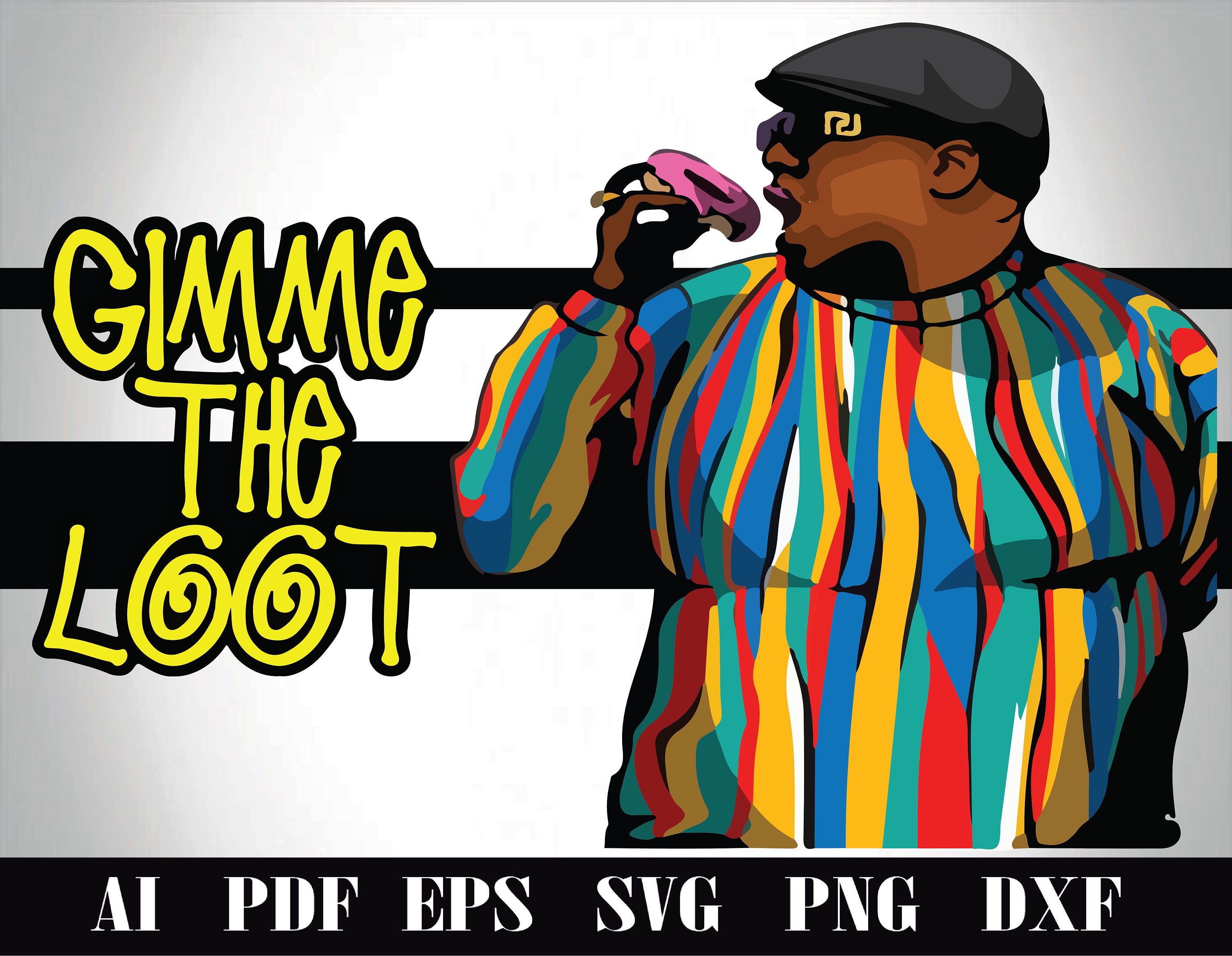 Biggie Svg Biggie Smalls Svg Notorious Big Svg Biggie - Etsy