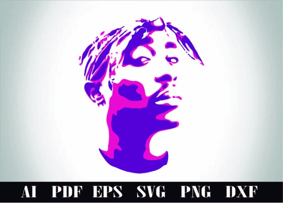 Tupac Svg 2pac Svg Tupac Sticker Tupac Design Tupac Clip Etsy