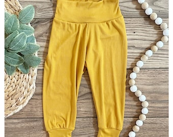 Baby Yoga Pants | Soft Stretchy Knit Kid's Pants