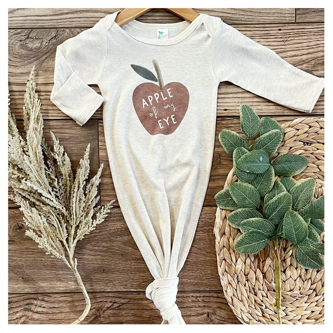 Sleep Gown Baby Sleep Gown Newborn Outfit Hospital Outfit Knotted Gown