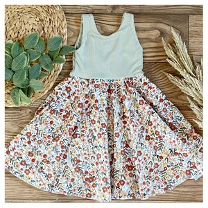 Robe tour de cou pour fille | robe boutique pour fille | robe de bal pour fille | robe d&#39;automne | robe d&#39;été | robe personnalisée pour tout-petits | robe d&#39;anniversaire