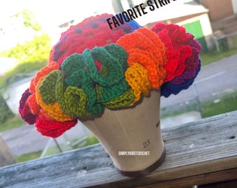 Handmade Crochet Ruffle Bucket Hat, Crochet Hat, Handmade Ruffle Hat, Crochet Bucket Hat, Ruffle Hat