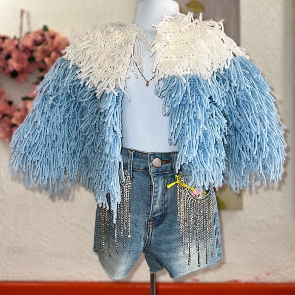 Girls Fringe Jacket Etsy