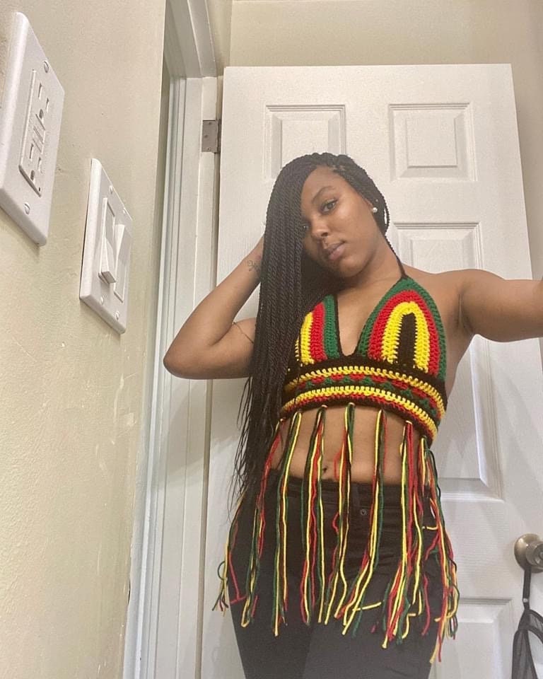 rasta bralette