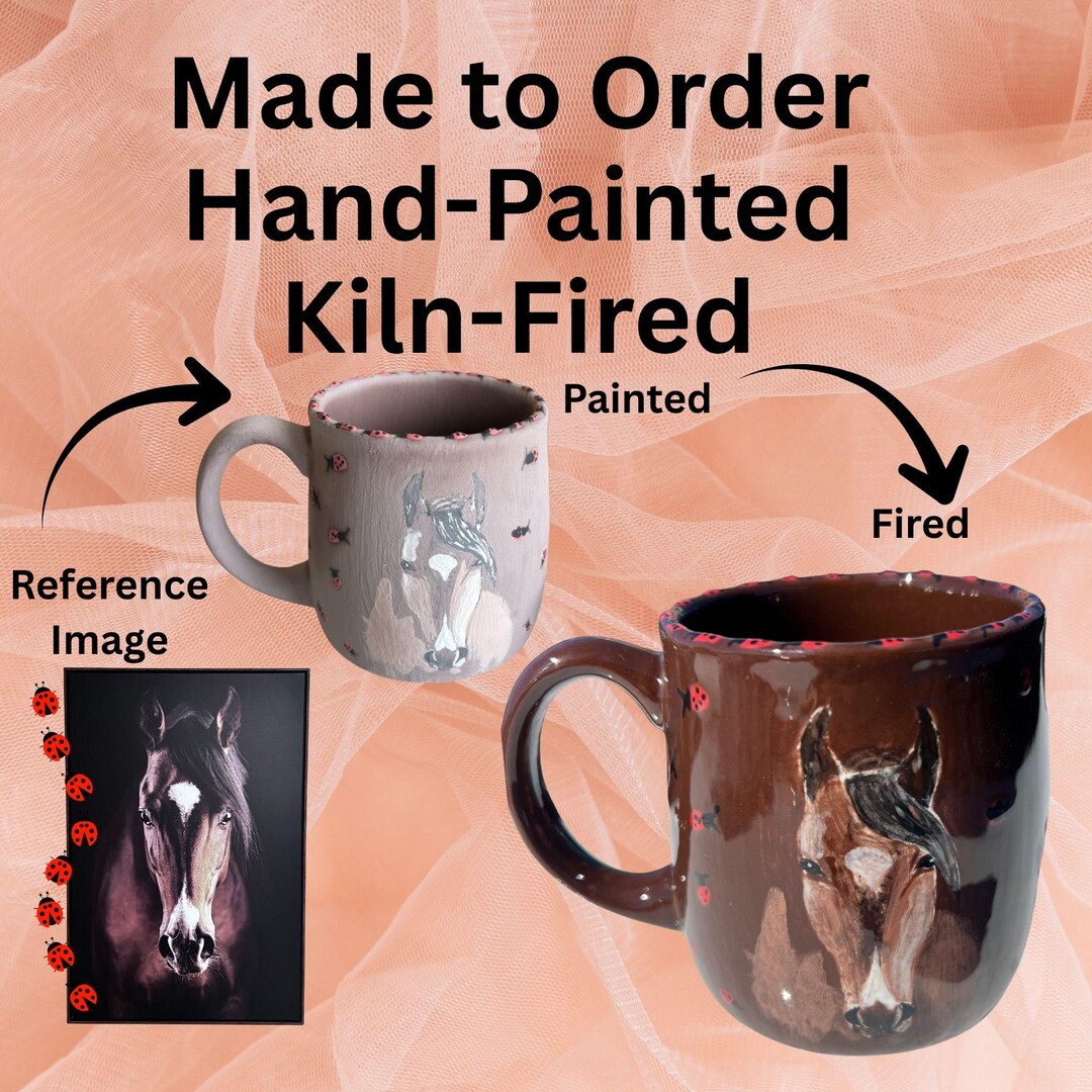 Custom Hand-painted Pottery Plate From Your Photo or Design ...