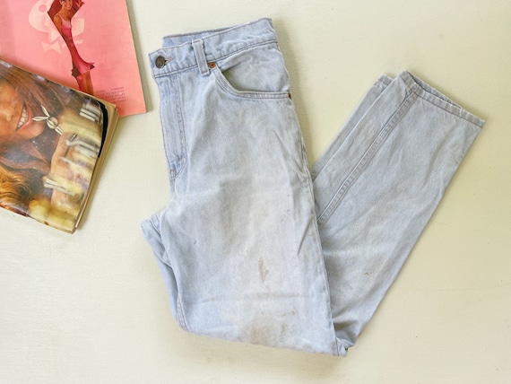 80s 90s Levi’s Jeans — Vntg Denim — 28” Waist — M… - image 1