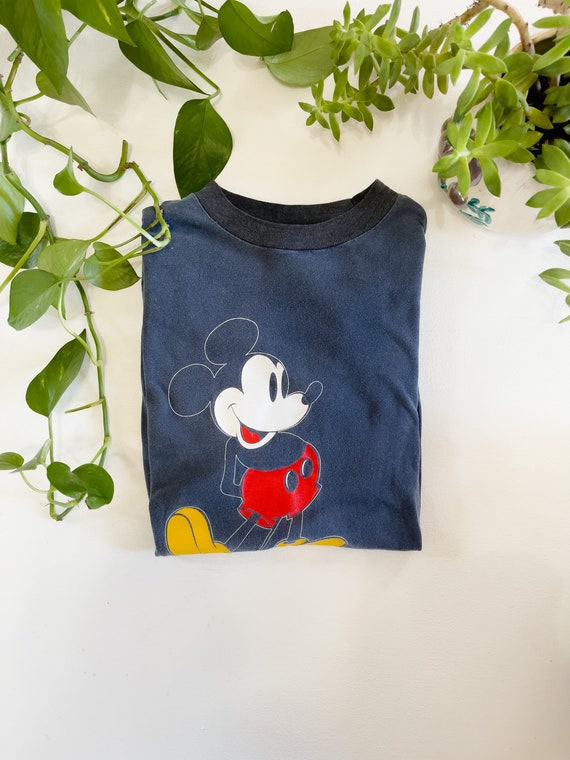 80s 90s Single Stitch Vntg Mickey Mouse Disney Rin