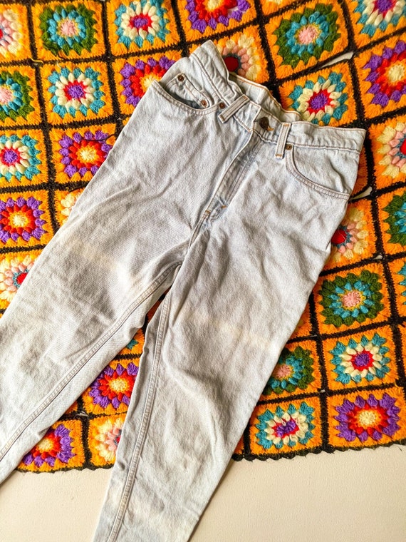 Levi Jeans Light Wash Bleached 80s 90s Vintage 51… - image 2