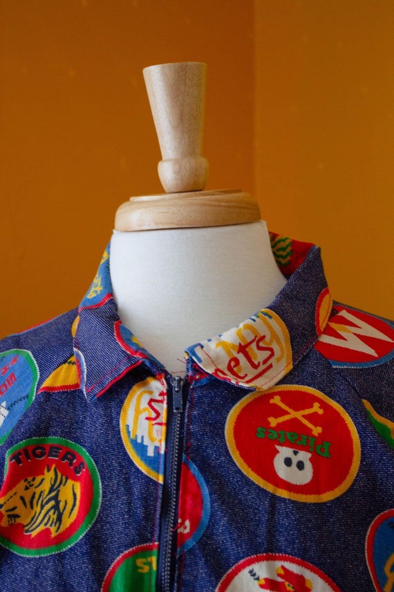 Vintage 1970’s Baseball Memorabilia Jacket, 1960’… - image 9