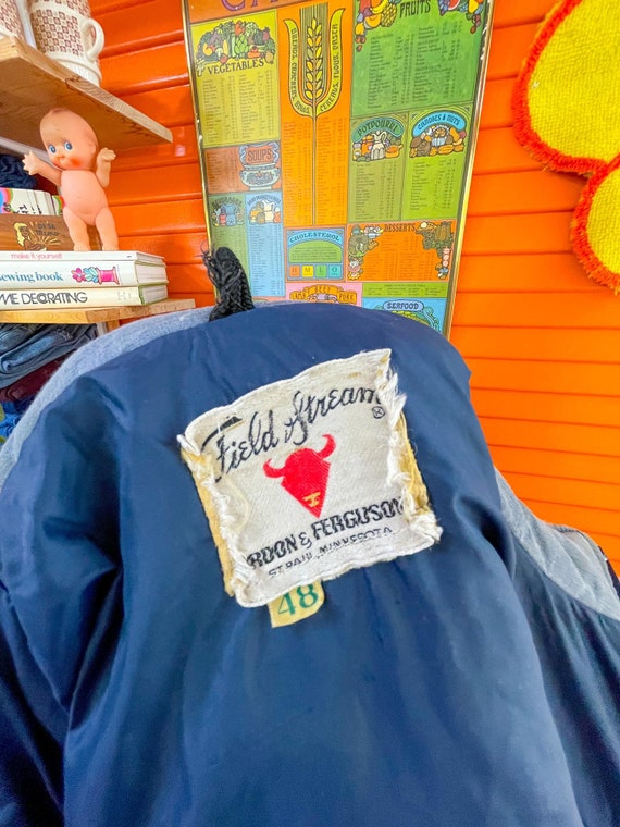 70s Field Stream Patchwork Puffer Jacket Size 48 … - image 7