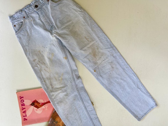 80s 90s Levi’s Jeans — Vntg Denim — 28” Waist — M… - image 3