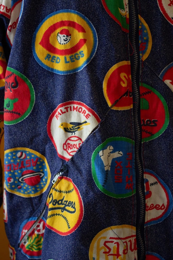 Vintage 1970’s Baseball Memorabilia Jacket, 1960’… - image 4