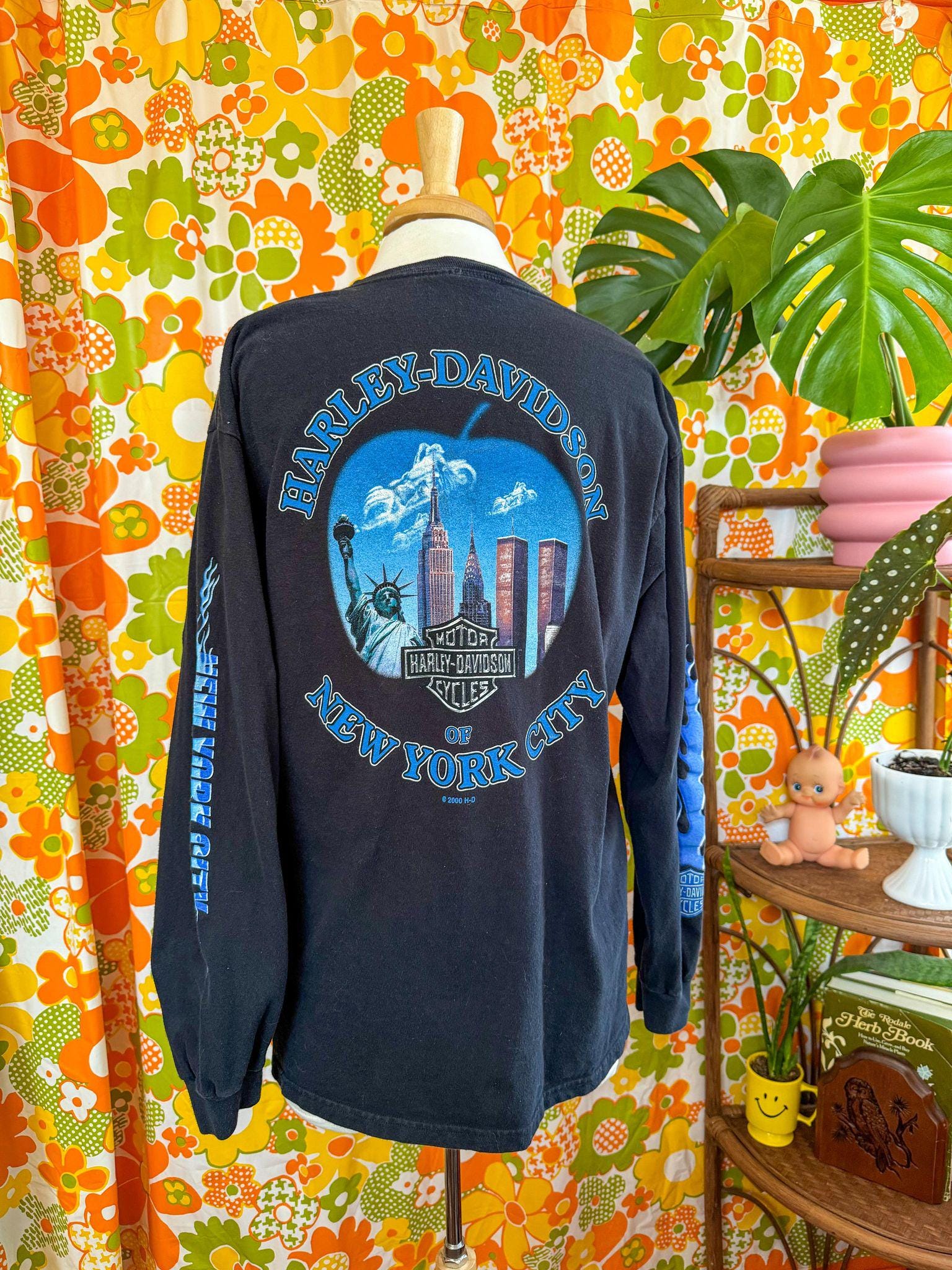 トップス HARLEY DAVIDSON / 90's USA long sleeves 90's Harley Davidson Long Sleeve Tee - 5 Star Vintage