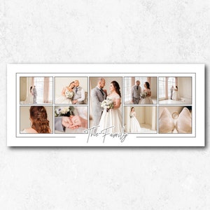 24x10 Photo Collage Template for Photographers Photoshop Template Wedding Collage