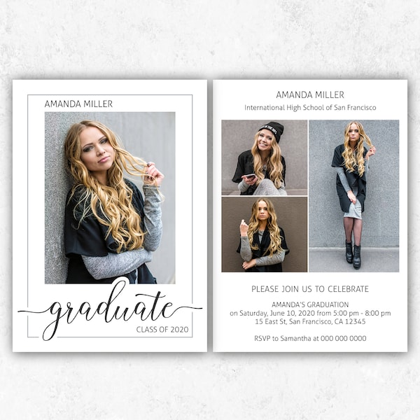 Senior Announcement - Etsy