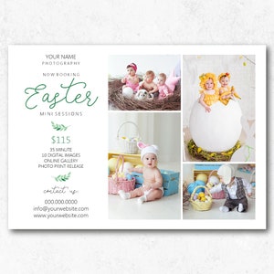 Easter Mini Session Template Spring Photo Marketing Easter Sessions Spring Minis Easter Minis Easter Marketing Template Mini Sessions Board