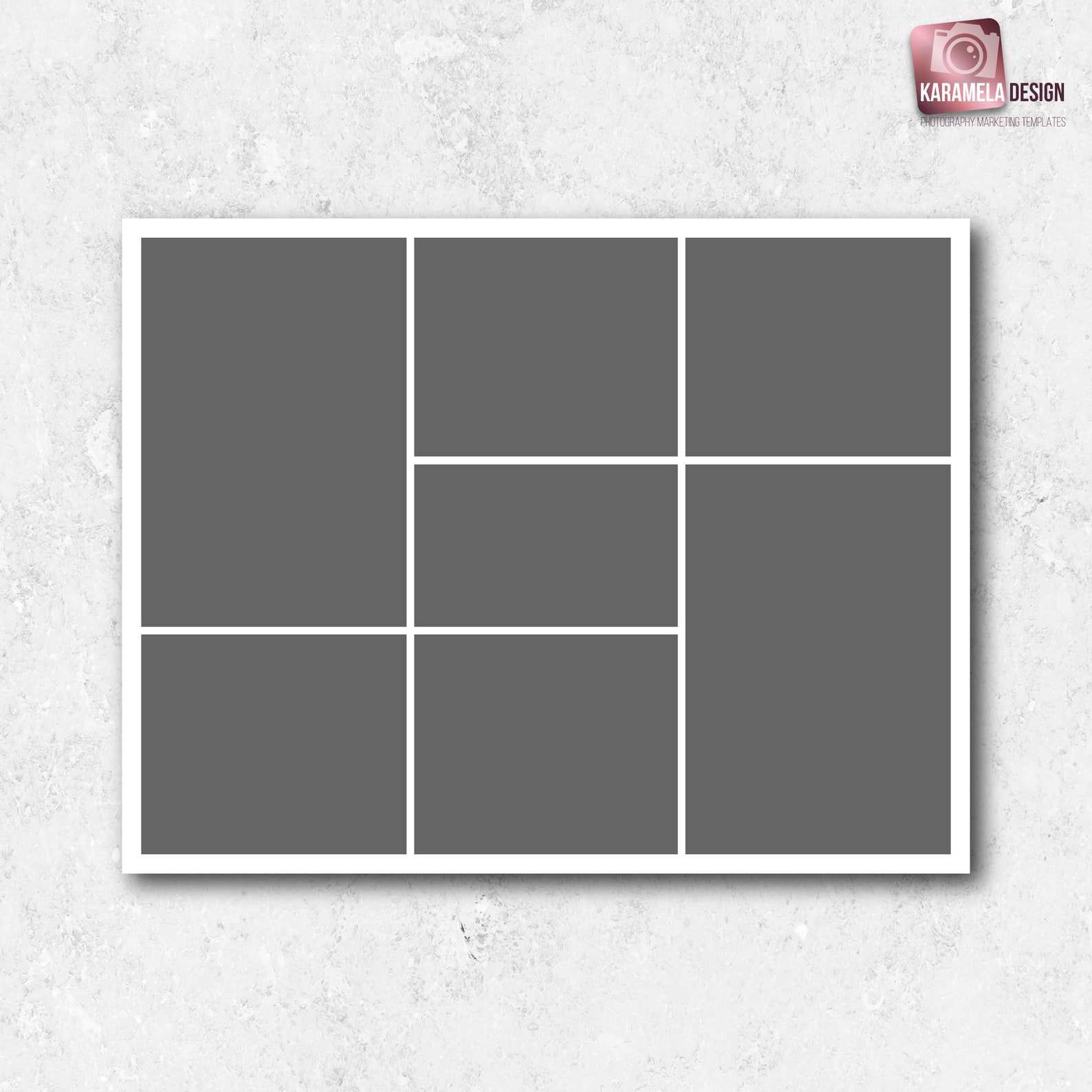50 Picture Collage Template 