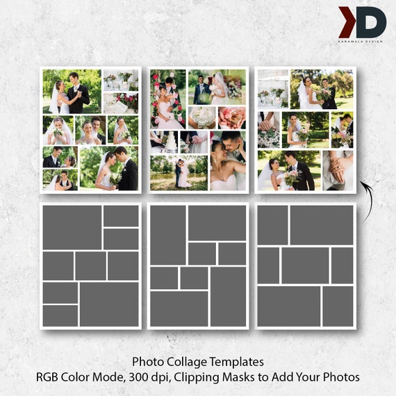 8x10 collage templates photo