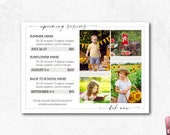 Upcoming Sessions Photography Template: Marketing Flyer (Photoshop CC)