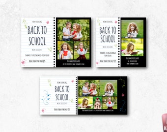 Back to School Mini Session Marketing Bundle Back to School Mini Sessions Template Photoshop Template