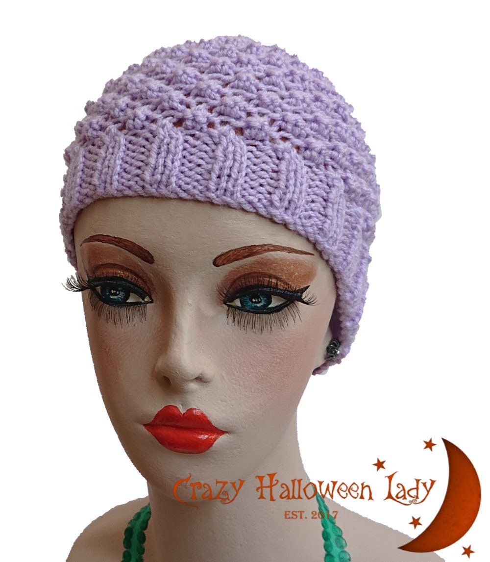 Lavender Bobbled Beanie Inspired by 