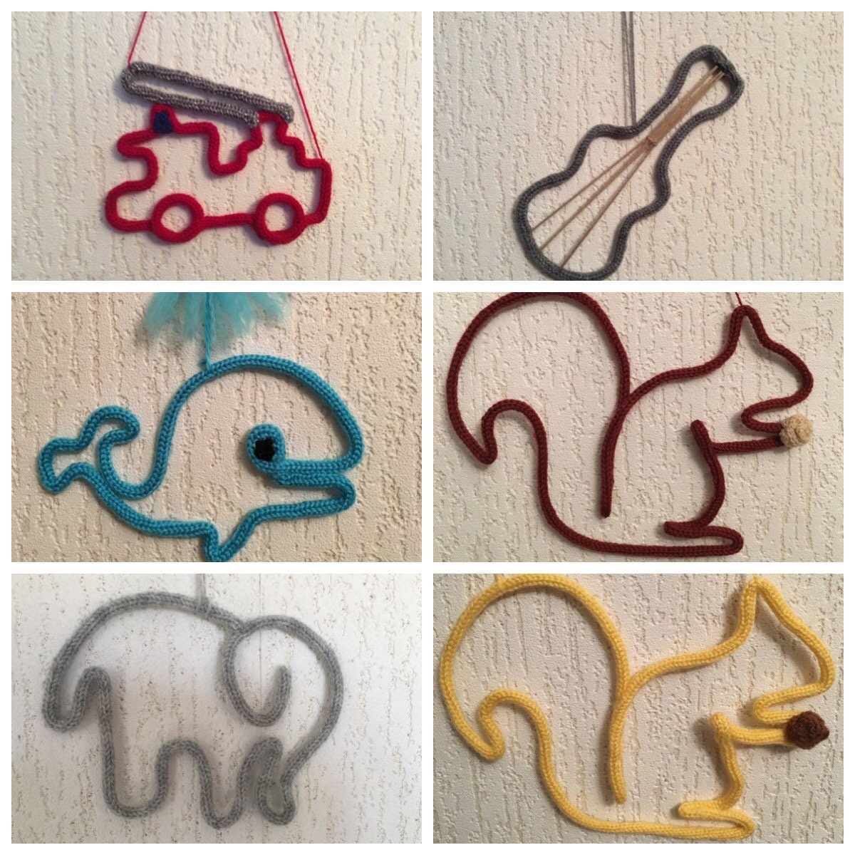 image tricotin ecureuil baleine pompier elephant licorne etsy