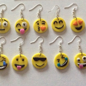 emoticon fimo earring image 2