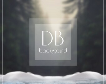 Frozen Water Digital Background | Frozen Pond Digital Background | Winter Digital Background | Digital Backdrop