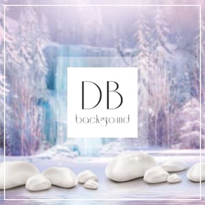 Gefrorenes Wasser Digitaler Hintergrund | Photoshop Digitaler Hintergrund | Winter Hintergrund | Digitale Kulisse