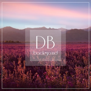 Purple Clover Field Digital Background | Wildflower Digital Background | Purple Field Digital Background | Digital Backdrop