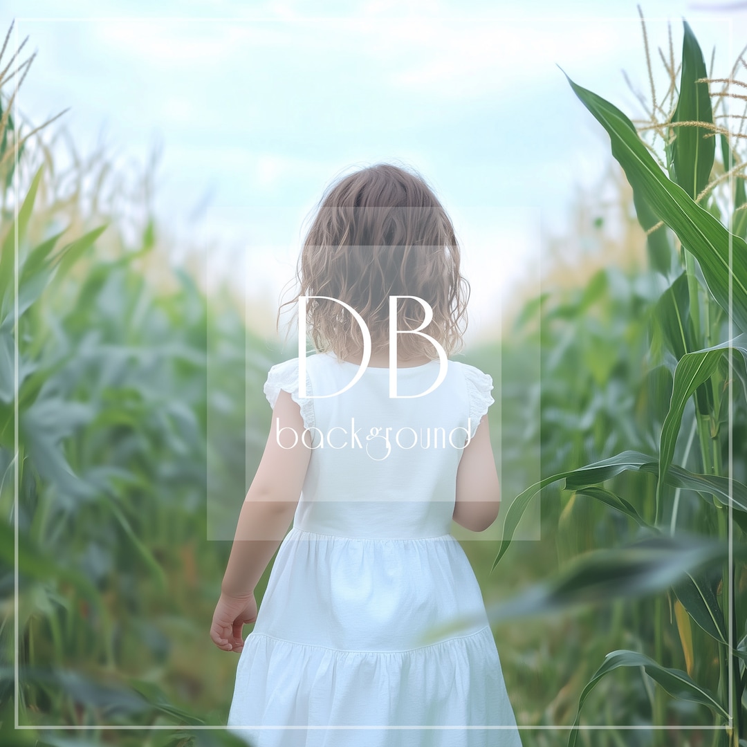 Summer Digital Background | Corn Field Digital Backdrop | Summer Corn ...