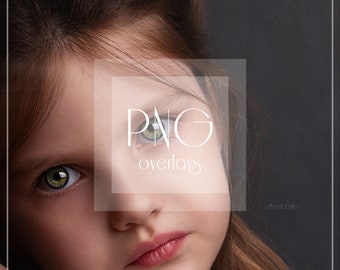 May include: Close-up portrait of a young girl with brown hair and green eyes. She is looking directly at the camera with a serious expression. The image has a text overlay that says "PNG overlays".