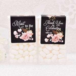 Custom Wedding Tic Tac Labels, Tic Tac Labels, Tic Tac Favors, Mint to Be Favor Labels