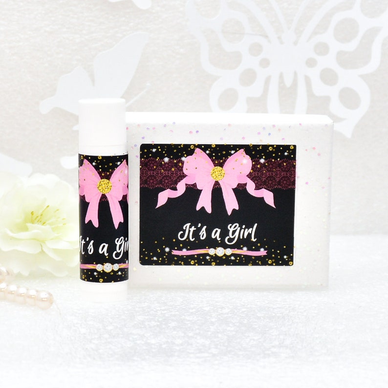 Personalize Chapstick Birthday Favor Labels Chapstick Favor Stickers Baby Shower Chapstick Labels 30 Lip Balm Labels